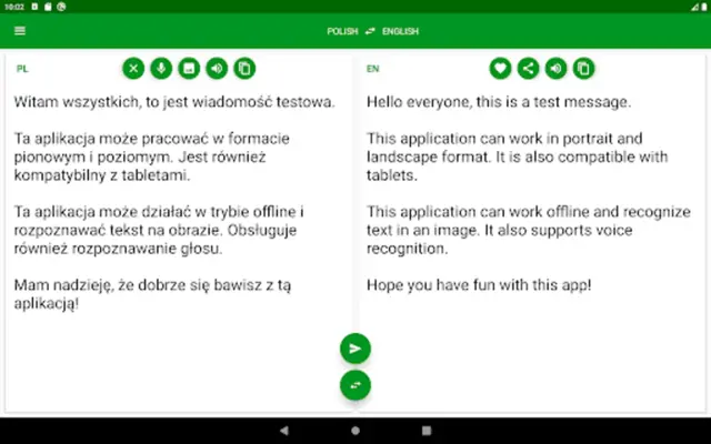 Polish - English Translator android App screenshot 0