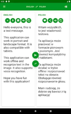 Polish - English Translator android App screenshot 1